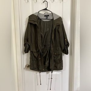 Forever 21 olive green jacket, size M